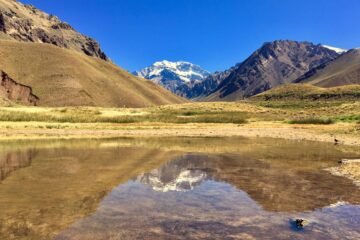 paisajes cercanos al cerro aconcagua