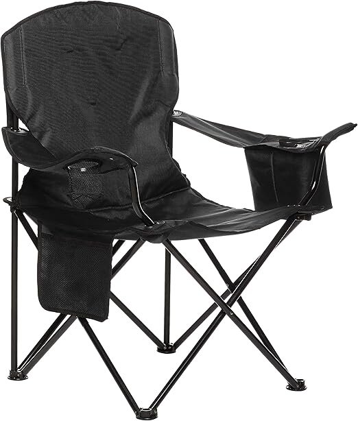 Camping chair with cooler